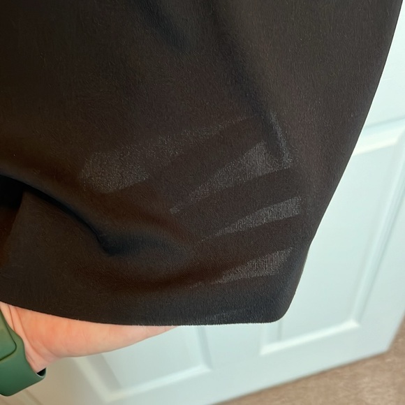 Worthington Womens Ruffle Black Blouse EUC - Picture 7 of 9